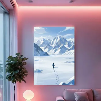 Tablou decorativ, Huhu686, Sticla temperata, Dimensiune: 40 x 60 cm, Multicolor imagine