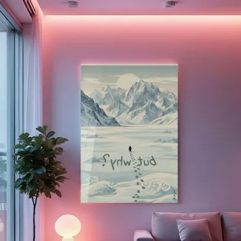 Tablou decorativ, Huhu687, Sticla temperata, 70 x 100 cm, Multicolor imagine