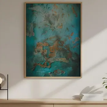 Tablou decorativ, Huhu720, MDF, Lemn masiv (Grosime: 2 cm, Multicolor imagine