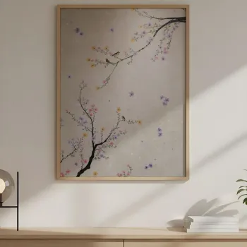 Tablou decorativ, Huhu724, MDF, Lemn masiv (Grosime: 2 cm, Multicolor imagine