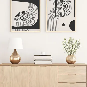 Tablou decorativ, Huhu76, MDF, Lemn masiv (Grosime: 2,5 cm, Multicolor imagine