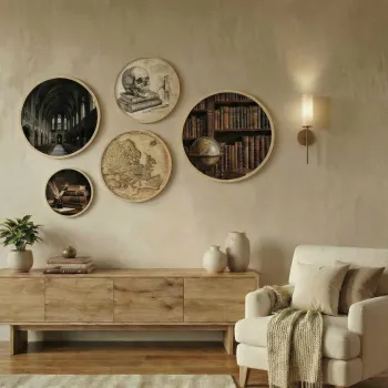 Tablou decorativ, Huhu868, MDF, Lemn masiv (Grosime: 1,5 cm, Multicolor imagine