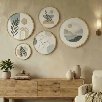 Tablou decorativ, Huhu871, MDF, Lemn masiv (Grosime: 1,5 cm, Multicolor imagine