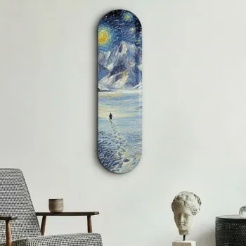 Tablou decorativ, Huhu878, Sticla temperata, Dimensiune: 20 x 80 cm, Multicolor imagine