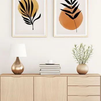 Tablou decorativ, Huhu99, MDF, Lemn masiv (Grosime: 2,5 cm, Multicolor imagine