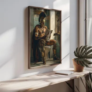 Tablou decorativ, HUM061, Cadru: 100% MOLID, Multicolor imagine