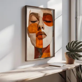 Tablou decorativ, HUM078, Cadru: 100% MOLID, Multicolor imagine