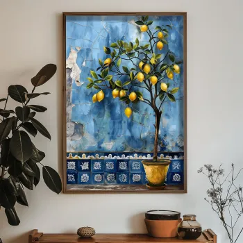 Tablou decorativ, HUM099, Cadru: 100% MOLID, Multicolor imagine