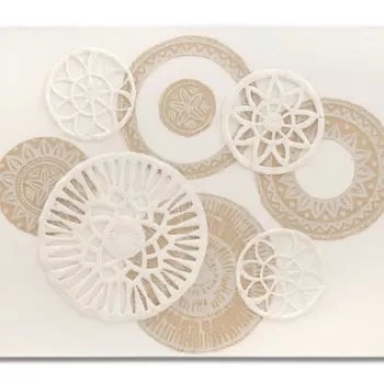 Tablou decorativ Icer, Mauro Ferretti, 80 x 100 cm, lemn de pin/canvas pictat imagine