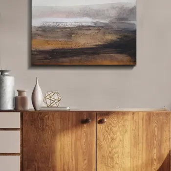 Tablou decorativ, Kanvas Tablo (50 x 70), Cadru: 100% LEMN (grosime: 3 cm), Multicolor imagine
