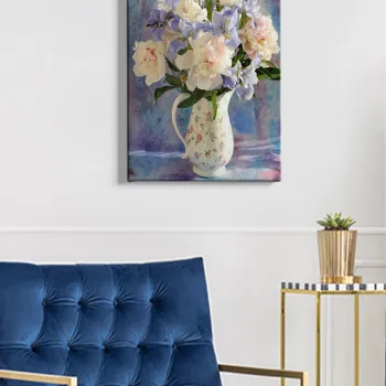 Tablou decorativ, Kanvas Tablo (50 x 70), Cadru: 100% LEMN (grosime: 3 cm), Multicolor imagine