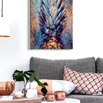 Tablou decorativ, Kanvas Tablo (50 x 70), Cadru: 100% LEMN (grosime: 3 cm), Multicolor imagine