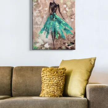 Tablou decorativ, Kanvas Tablo (50 x 70), Cadru: 100% LEMN (grosime: 3 cm), Multicolor imagine