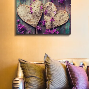 Tablou decorativ, Kanvas Tablo (50 x 70), Cadru: 100% LEMN (grosime: 3 cm), Multicolor imagine