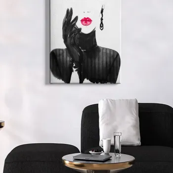Tablou decorativ, Kanvas Tablo (50 x 70), Cadru: 100% LEMN (grosime: 3 cm), Multicolor imagine
