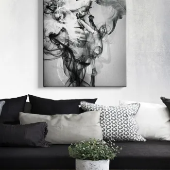 Tablou decorativ, Kanvas Tablo (70 x 100), Cadru: 100% LEMN (grosime: 3 cm), Multicolor imagine