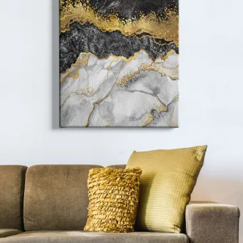 Tablou decorativ, Kanvas Tablo (70 x 100), Cadru: 100% LEMN (grosime: 3 cm), Multicolor imagine