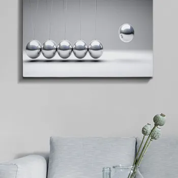 Tablou decorativ, Kanvas Tablo (70 x 100), Cadru: 100% LEMN (grosime: 3 cm), Multicolor imagine