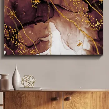 Tablou decorativ, Kanvas Tablo (70 x 100), Cadru: 100% LEMN (grosime: 3 cm), Multicolor imagine