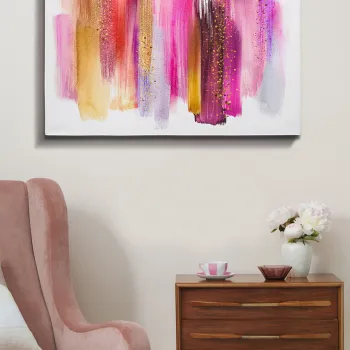 Tablou decorativ, Kanvas Tablo (70 x 100), Cadru: 100% LEMN (grosime: 3 cm), Multicolor imagine