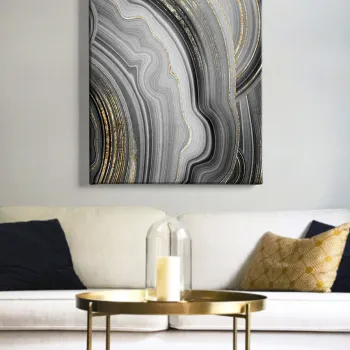 Tablou decorativ, Kanvas Tablo (70 x 100), Cadru: 100% LEMN (grosime: 3 cm), Multicolor imagine