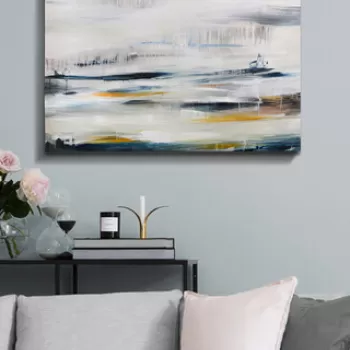 Tablou decorativ, Kanvas Tablo (70 x 100), Canvas, Lemn, Multicolor imagine