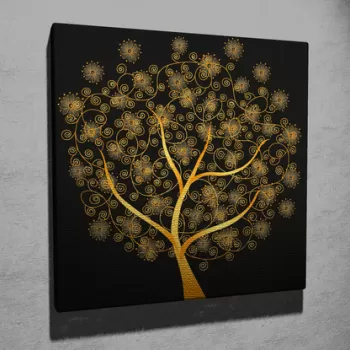 Tablou decorativ, KC054, Canvas, Dimensiune: 45 x 45 cm, Multicolor imagine