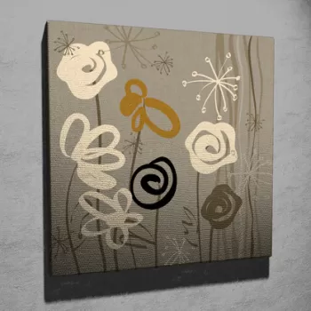Tablou decorativ, KC062, Canvas, Dimensiune: 45 x 45 cm, Multicolor imagine