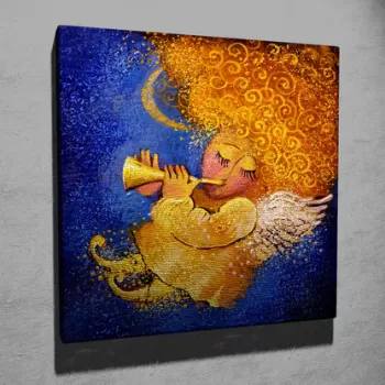 Tablou decorativ, KC069, Canvas, Dimensiune: 45 x 45 cm, Multicolor imagine
