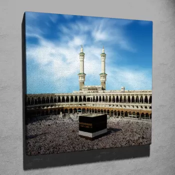 Tablou decorativ, KC077, Canvas, Dimensiune: 45 x 45 cm, Multicolor imagine