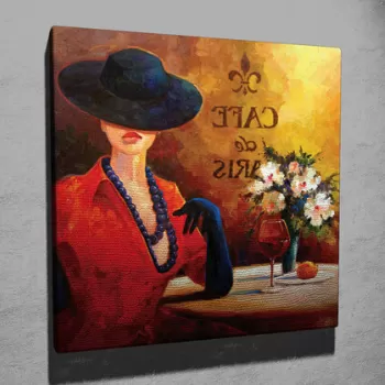 Tablou decorativ, KC082, Canvas, Dimensiune: 45 x 45 cm, Multicolor imagine