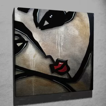 Tablou decorativ, KC087, Canvas, Dimensiune: 45 x 45 cm, Multicolor imagine