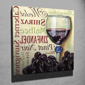 Tablou decorativ, KC094, Canvas, Dimensiune: 45 x 45 cm, Multicolor imagine
