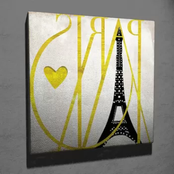 Tablou decorativ, KC100, Canvas, Dimensiune: 45 x 45 cm, Multicolor imagine