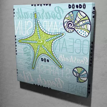 Tablou decorativ, KC118, Canvas, Dimensiune: 45 x 45 cm, Multicolor imagine