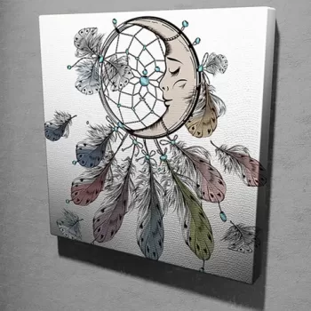 Tablou decorativ, KC122, Canvas, Dimensiune: 45 x 45 cm, Multicolor imagine