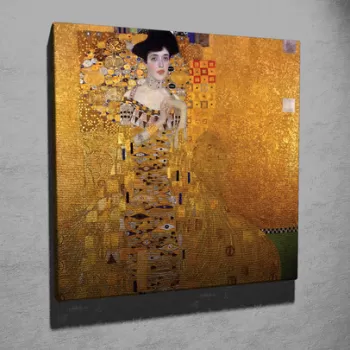 Tablou decorativ, KC248, Canvas, Lemn, Multicolor imagine