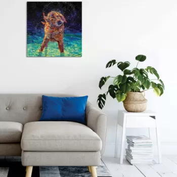 Tablou decorativ, KC425, 50% bumbac / 50% poliester, Canvas imprimat, Multicolor imagine