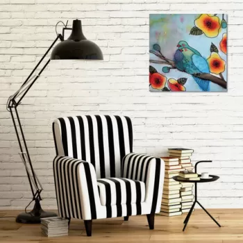 Tablou decorativ, KC426, 50% bumbac / 50% poliester, Canvas imprimat, Multicolor imagine