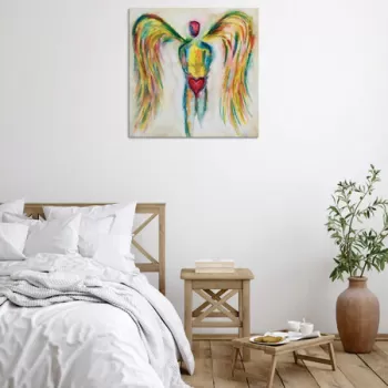 Tablou decorativ, KC432, 50% bumbac / 50% poliester, Canvas imprimat, Multicolor imagine