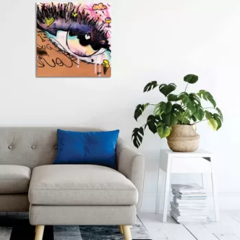 Tablou decorativ, KC435, 50% bumbac / 50% poliester, Canvas imprimat, Multicolor imagine