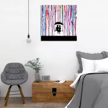 Tablou decorativ, KC438, 50% bumbac / 50% poliester, Canvas imprimat, Multicolor imagine