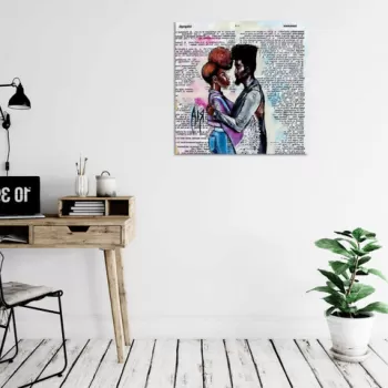 Tablou decorativ, KC441, 50% bumbac / 50% poliester, Canvas imprimat, Multicolor imagine