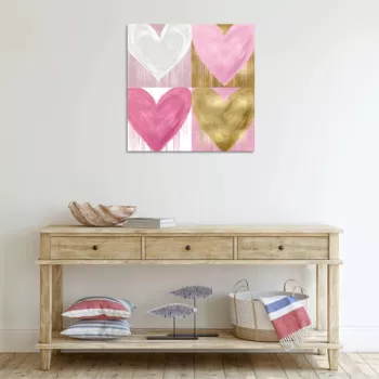 Tablou decorativ, KC442, 50% bumbac / 50% poliester, Canvas imprimat, Multicolor imagine
