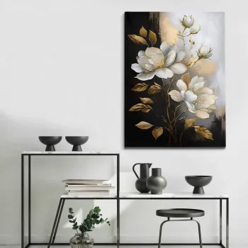Tablou decorativ, KNV10086, Cadru: 100% LEMN (grosime: 3 cm), Multicolor imagine