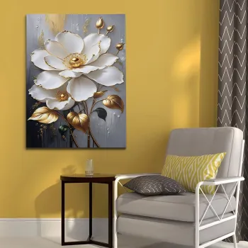 Tablou decorativ, KNV10088, Cadru: 100% LEMN (grosime: 3 cm), Multicolor imagine