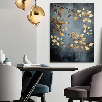 Tablou decorativ, KNV10101, Cadru: 100% LEMN (grosime: 3 cm), Multicolor imagine