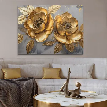 Tablou decorativ, KNV10257, Cadru: 100% LEMN (grosime: 3 cm), Multicolor imagine