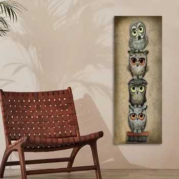 Tablou decorativ, KNV4428_3080 (30 x 80), Canvas imprimat, Multicolor imagine