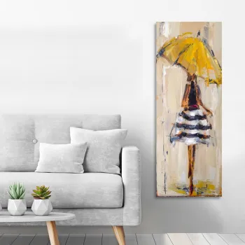 Tablou decorativ, KNV4435_3080 (30 x 80), Canvas imprimat, Multicolor imagine